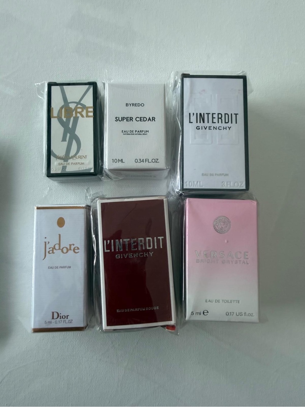 Mini Designer Perfume Set — Mixed Colors